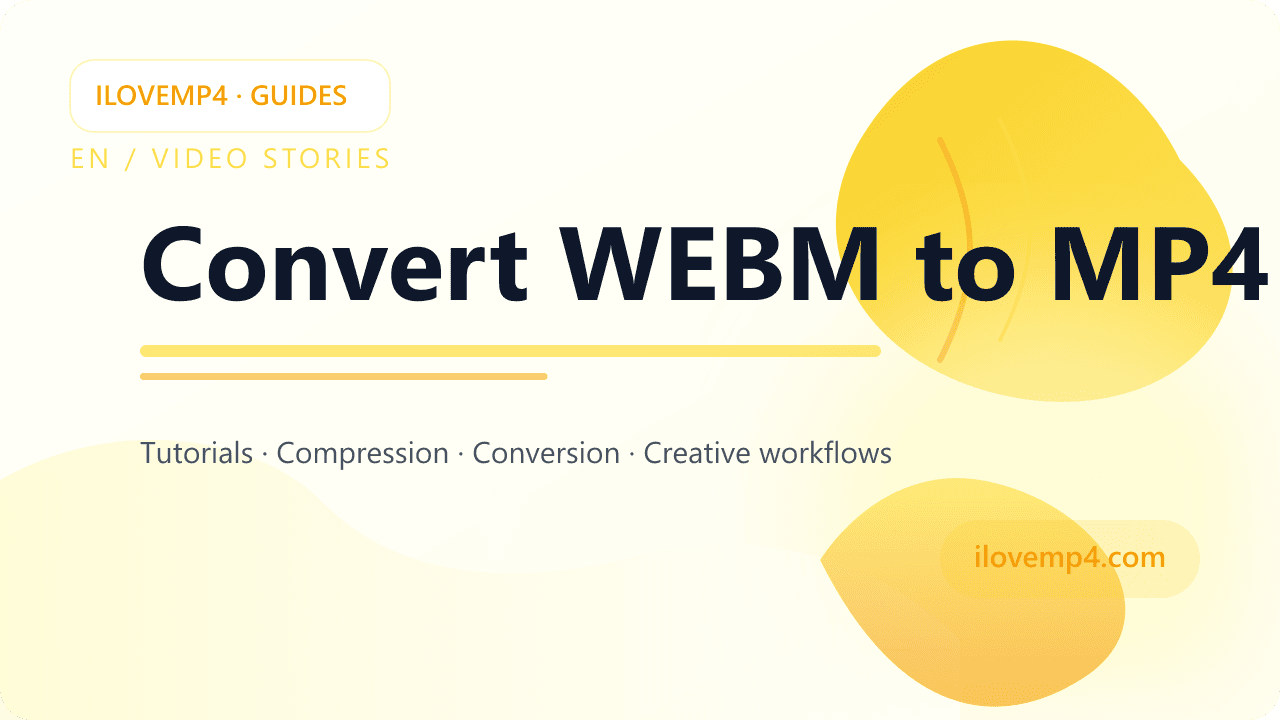 Convert WEBM to MP4 (Fix Playback + Upload Issues)